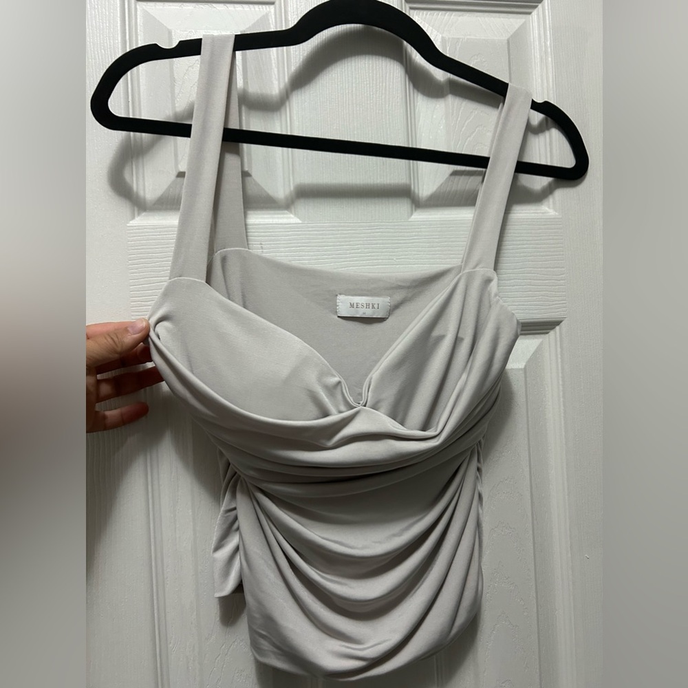 Meshski Grey Tank